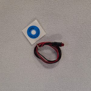 Red LED with Blue Sticker